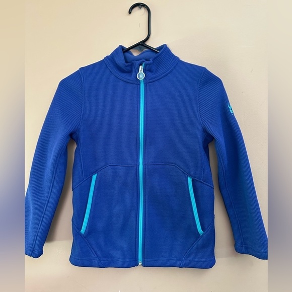 😊♥️NWOT Spyder Kids Zip Up Jacket Fleece Lined Mid Weight Size Medium 10… - Picture 1 of 12